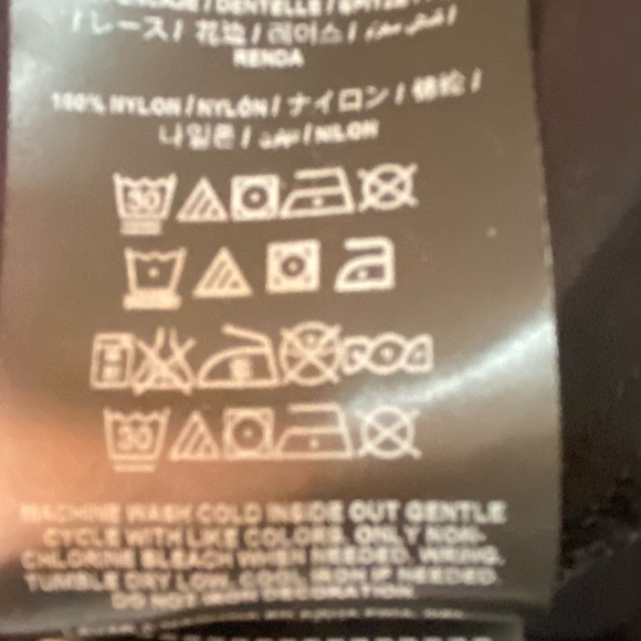 Guess Black Long Sleeve Lace Lightweight Casual Blouse Top- Sz-M - Picture 15 of 16